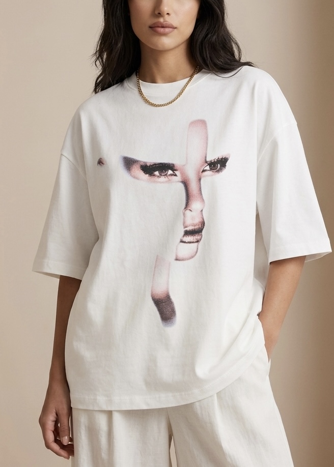 تیشرت لانگ face