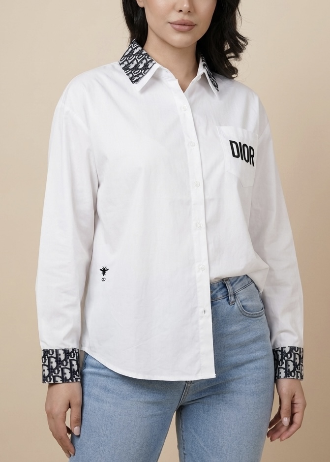 شومیز وارداتی لینن dior کد1020