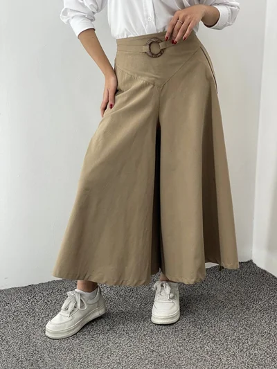 دامن شلواری لینن